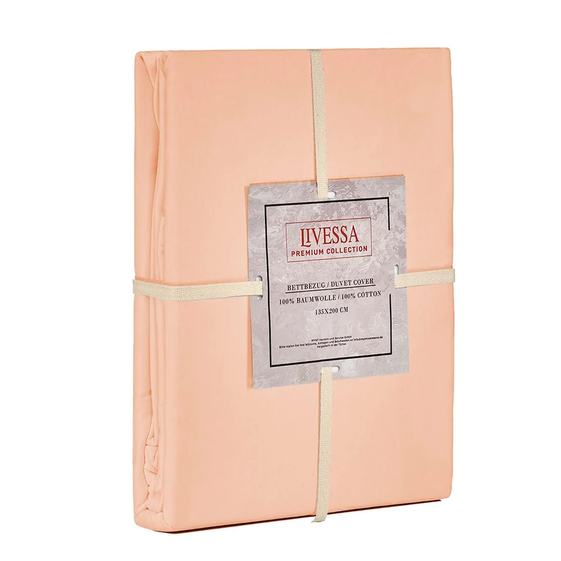 Livessa Heller Lachs Bettbezug