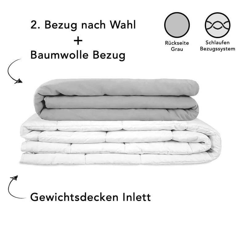 Set: STANDARD Gewichtsdecke für Erwachsene