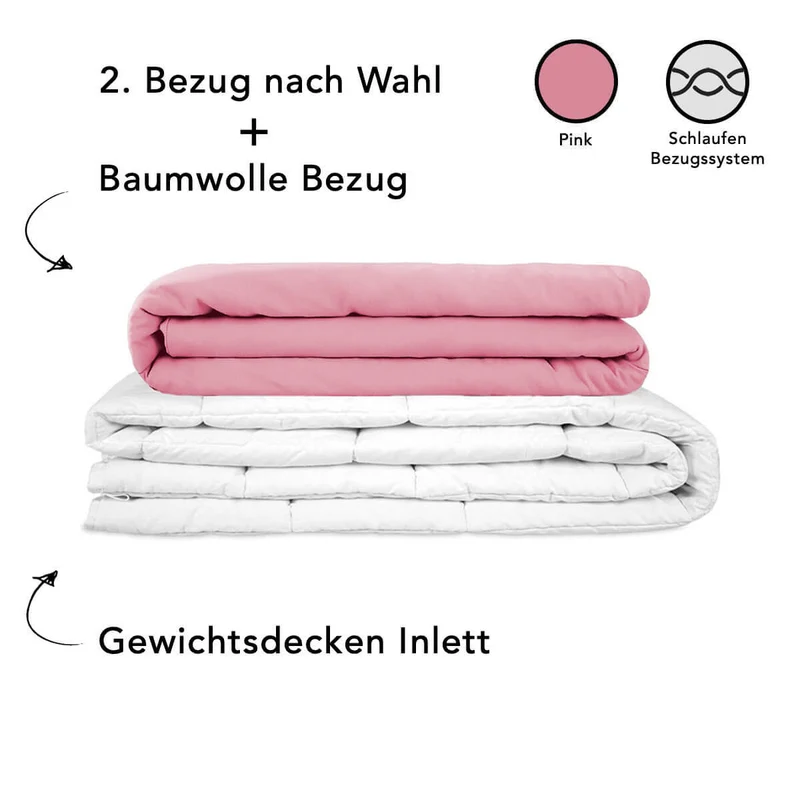 Set: STANDARD Gewichtsdecke für Erwachsene