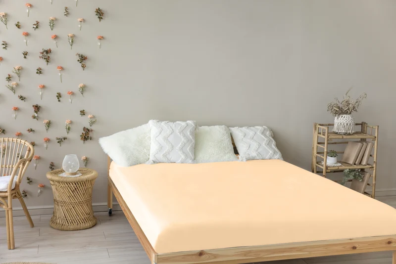 Livessa Beige Spannbettlaken