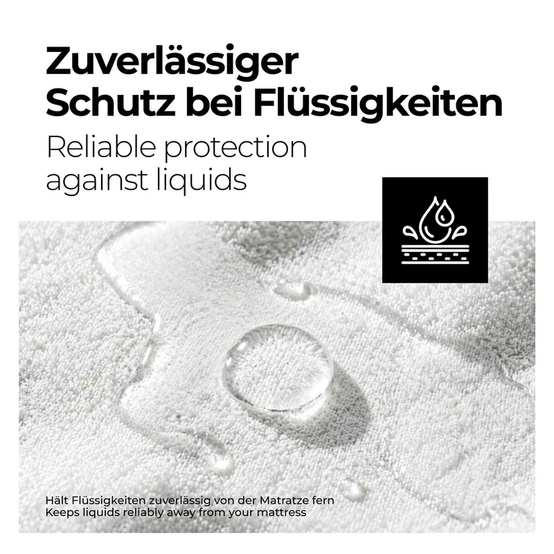 etérea Wasserdichte Frottee Matratzenauflage Agnes
