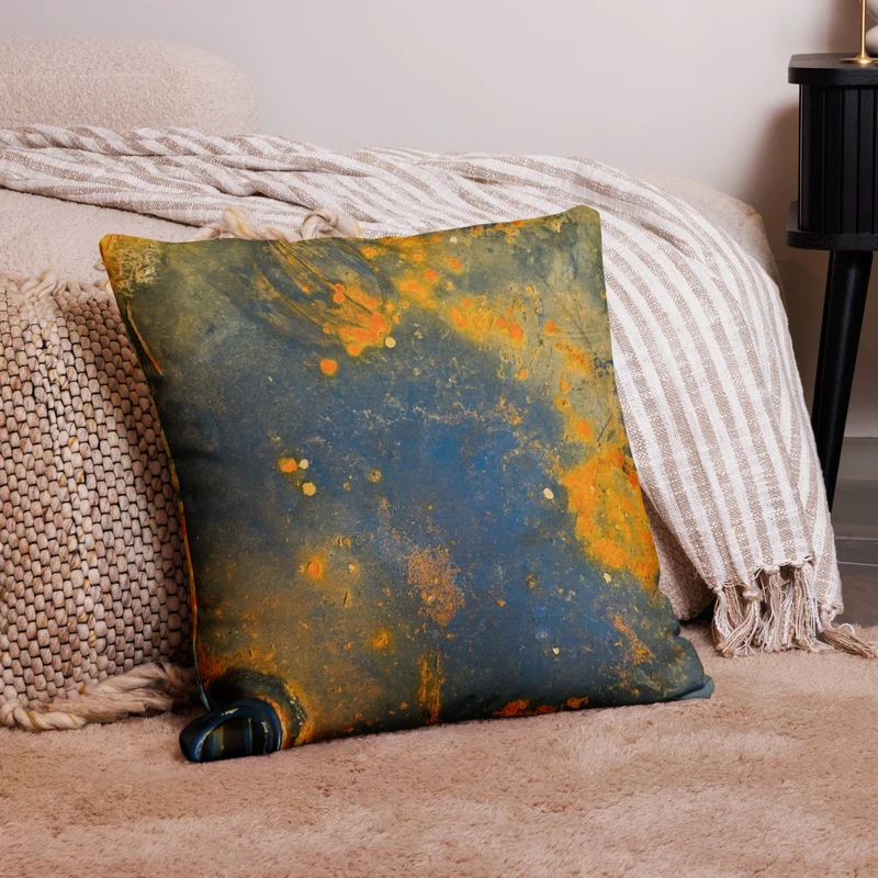 Premium Sofa Kissen Rost