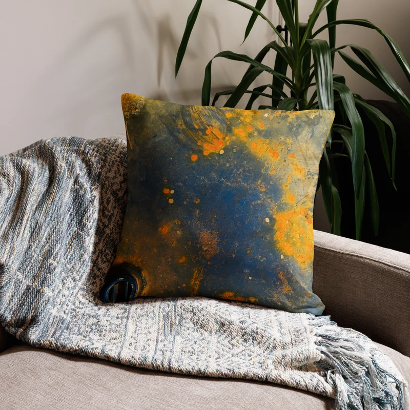 Premium Sofa Kissen Rost