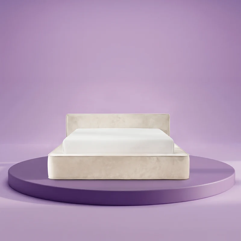 HappyBed Amour Tranquility | Velvet | Creme | Bed