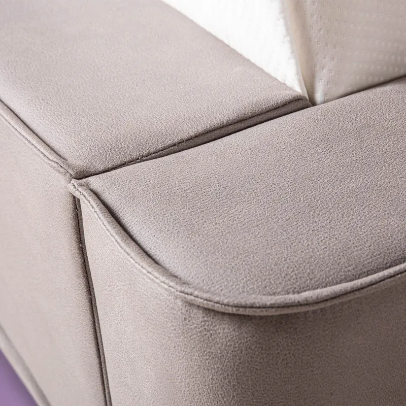 HappyBed Amour Tranquility | Velvet | Taupe | Bed