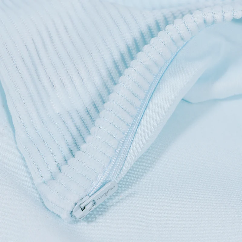 Kussenslopen | Corduroy | Delicate Blue | Set van 2