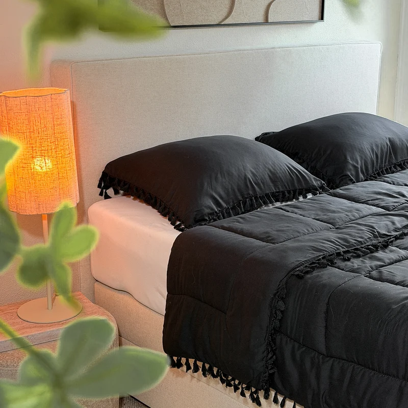 Wasbaar All Season Dekbed | Ibiza | Black