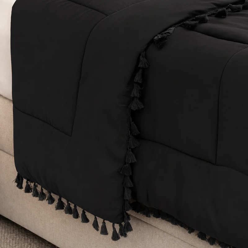 Wasbaar All Season Dekbed | Ibiza | Black