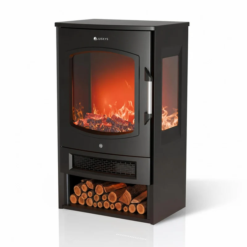Elektrokaminofen 1800W mit Flammeneffekt