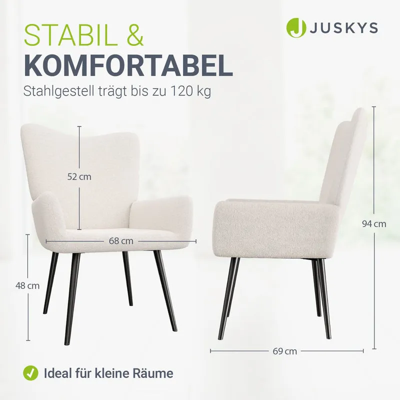 Ohrensessel mit optionalem Hocker Odense
