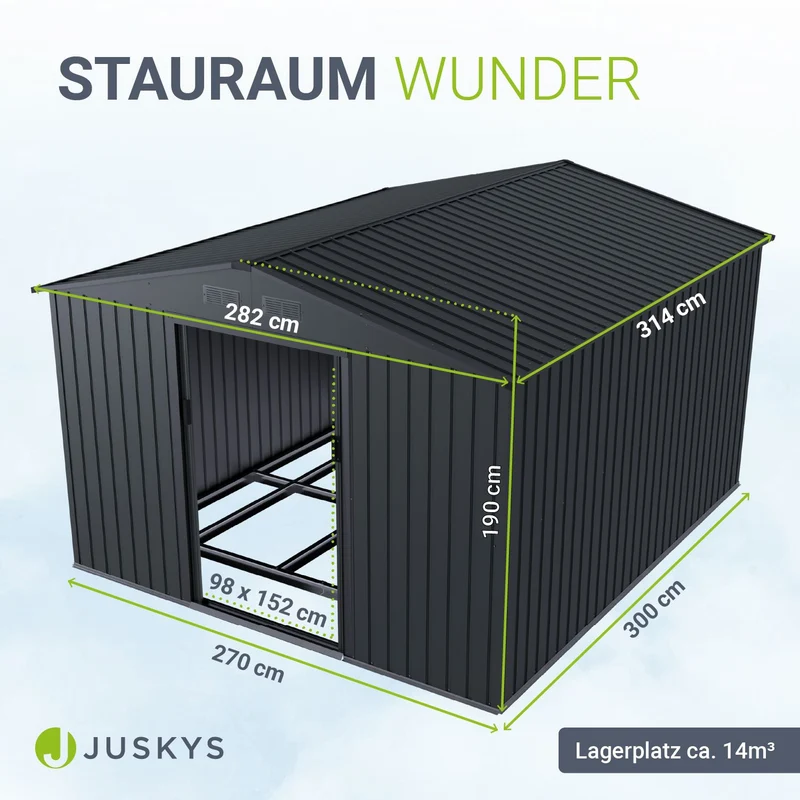 Gerätehaus Metall