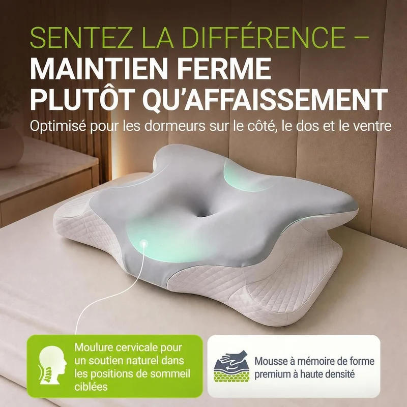 Nackenkissen orthopädisch aus Memory Foam