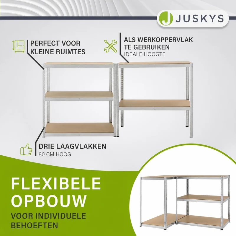 Lagerregal Basic 2er bis 8er Set 180 x 90 x 40 cm