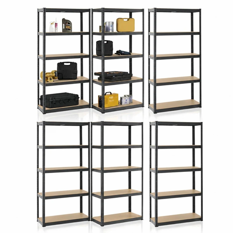 Lagerregal Basic 2er bis 8er Set 180 x 90 x 40 cm