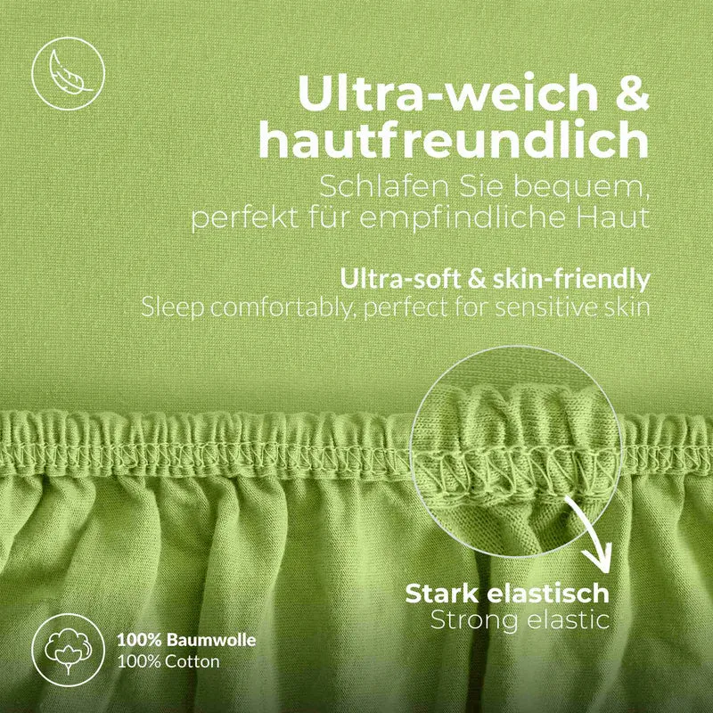 VBD-1 etérea Comfort Jersey Spannbettlaken