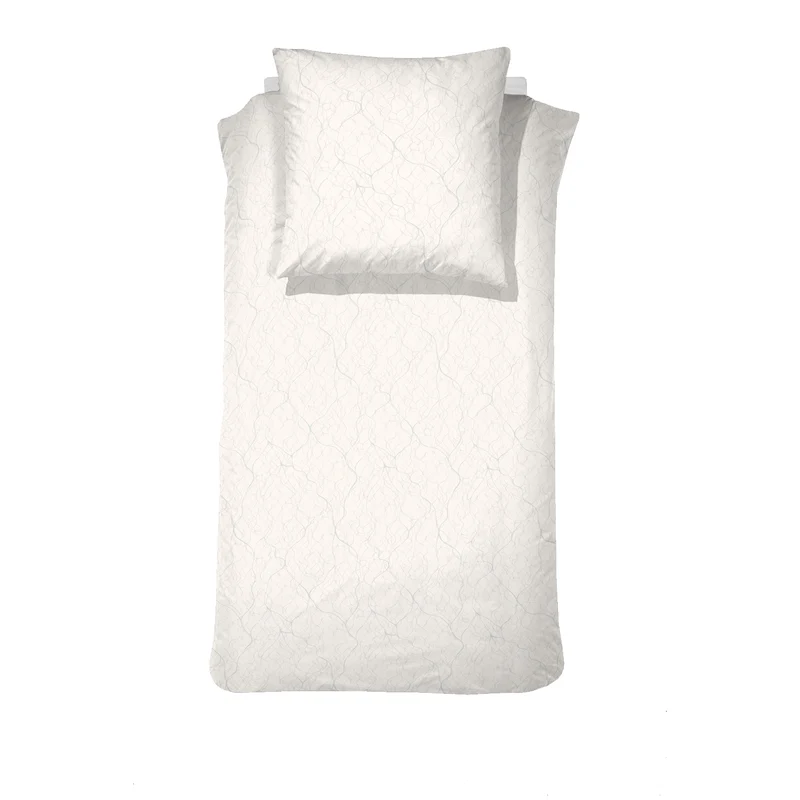 damai Bio Satin Bettwäsche Delta mit Linien 135x200 cm + 80x80 cm