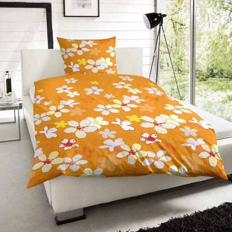 Renforcé Bettwäsche Terra Blumen
