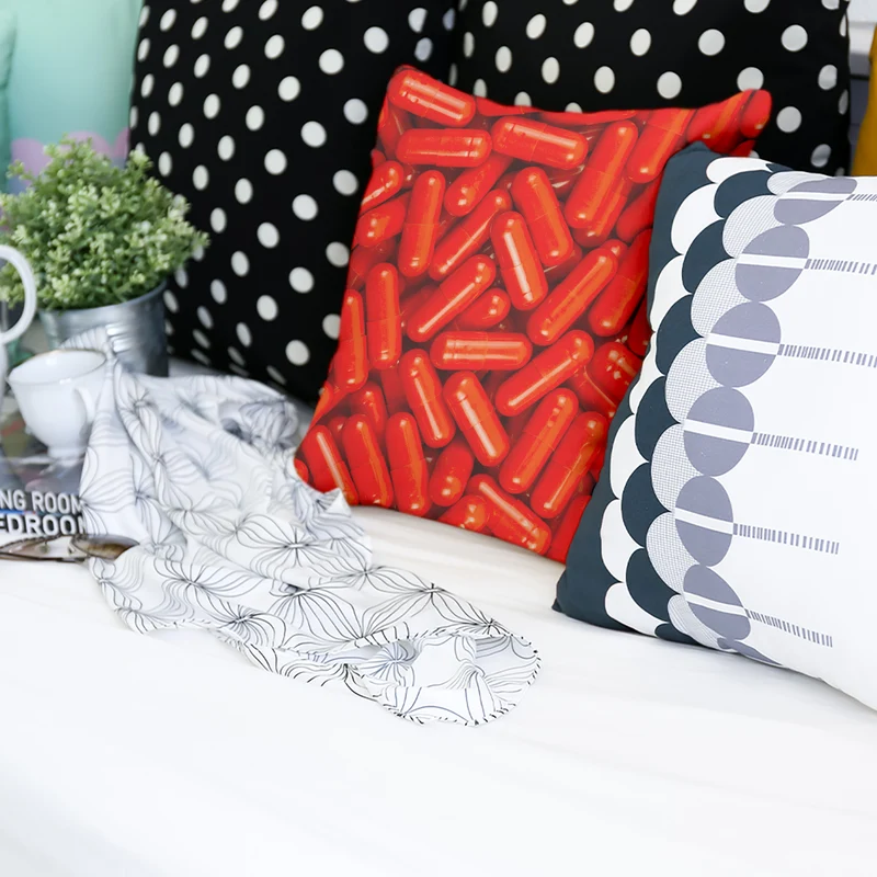 Gesundheitskissen Rot Tabletten