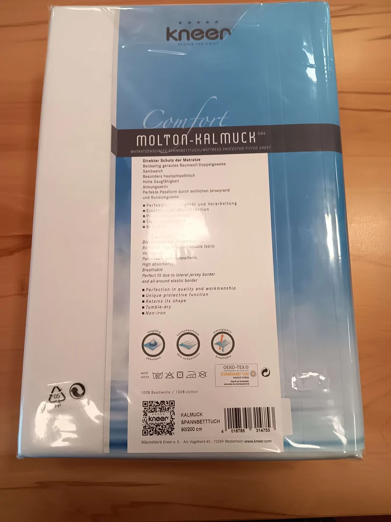 Kneer Molton-Kalmuck Spannbetttuch
