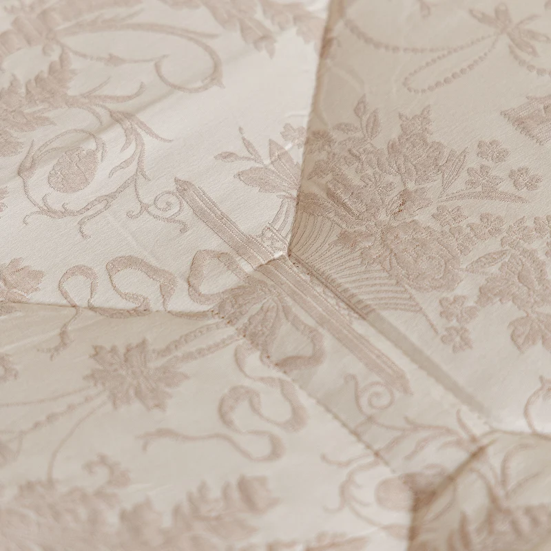 Wasbaar All Season Dekbed | Jacquard | Taupe