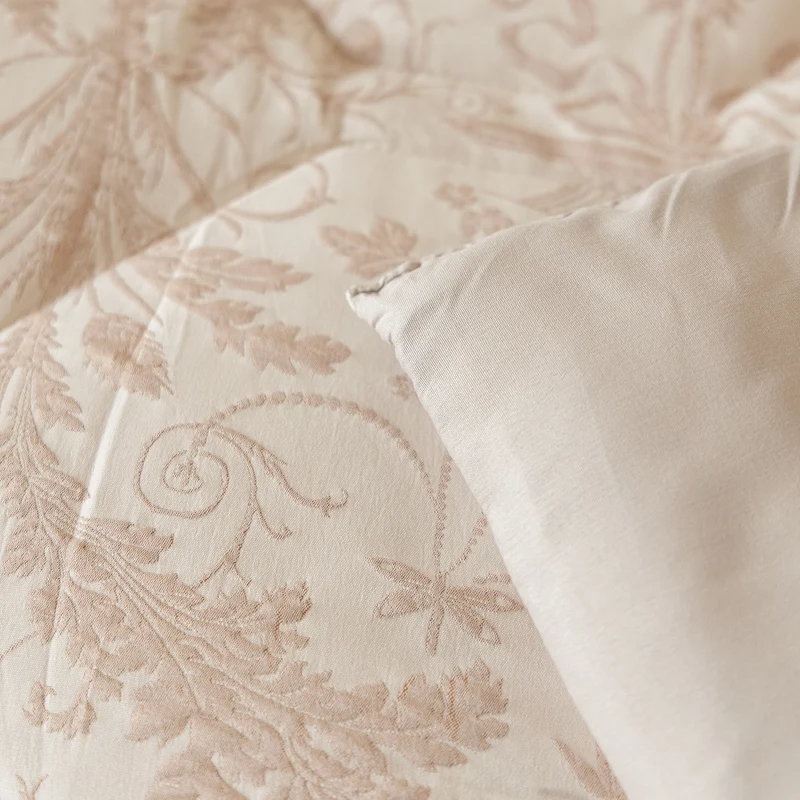 Wasbaar All Season Dekbed | Jacquard | Taupe
