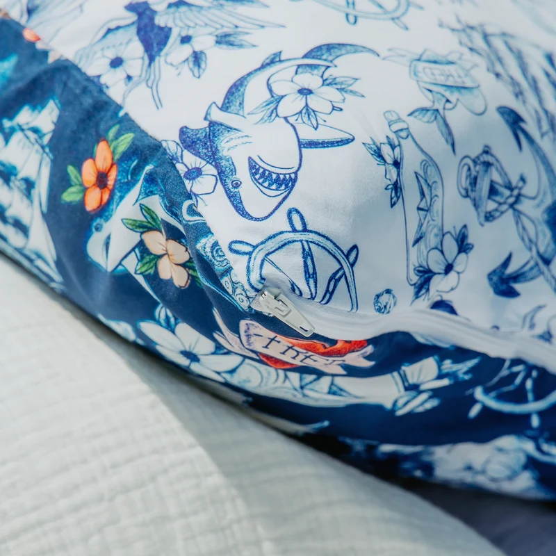 Kussenslopen | A Fish Named Fred & HappyBed | Sea Paradise | Set van 2