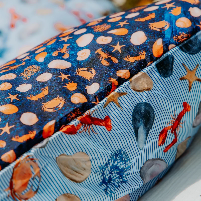 Kussenslopen | A Fish Named Fred & HappyBed | Seashore | Set van 2