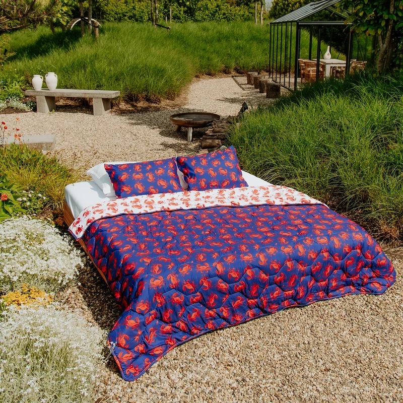 Kussenslopen | A Fish Named Fred & HappyBed | Costal Crab | Set van 2