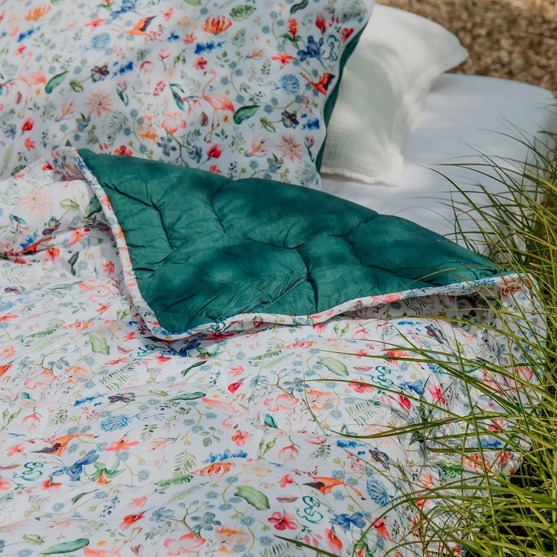 Wasbaar All Season Dekbed | A Fish Named Fred & HappyBed | Flamingo
