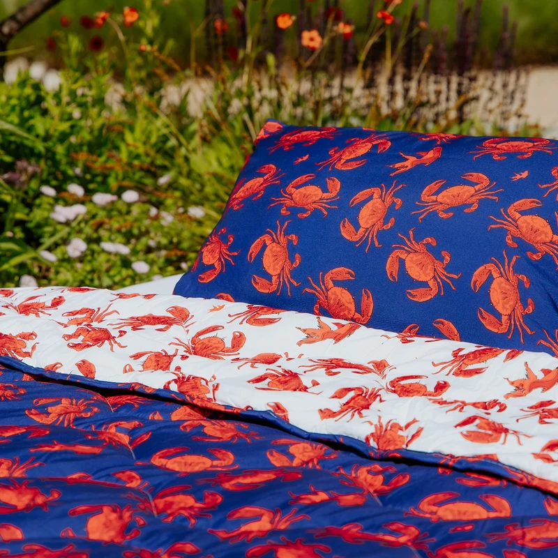 Wasbaar All Season Dekbed | A Fish Named Fred & HappyBed | Costal Crab