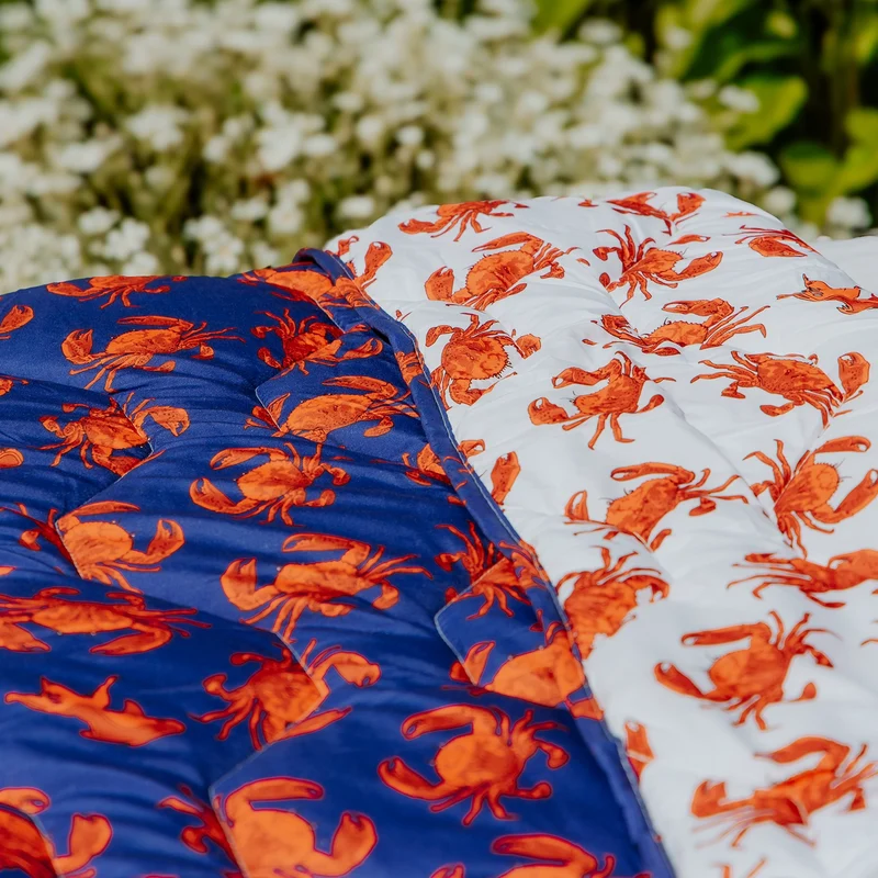 Wasbaar All Season Dekbed | A Fish Named Fred & HappyBed | Costal Crab