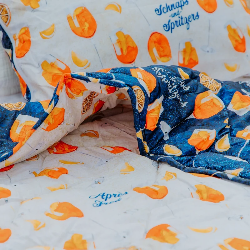 Wasbaar All Season Dekbed | A Fish Named Fred & HappyBed | Aperol Spritz