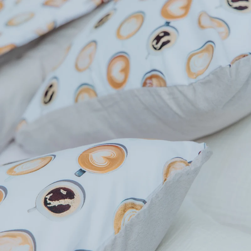 Wasbaar All Season Dekbed | A Fish Named Fred & HappyBed | Coffee Dream