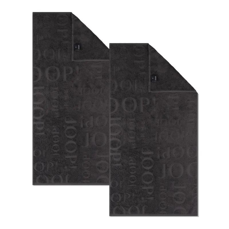 2er Handtuch-Set 50 x 100 cm Selection Anthrazit