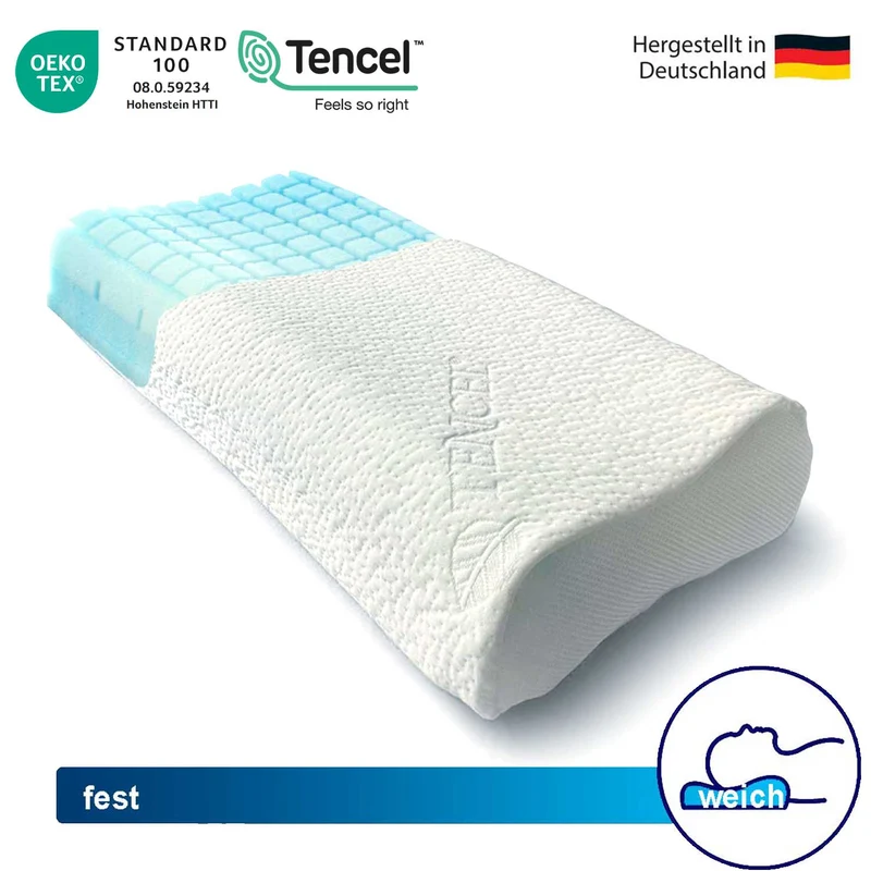 Gorilla Gesund Nackenkissen Comfort Neck Eucafeel®-Cube, Höhenverstellbar