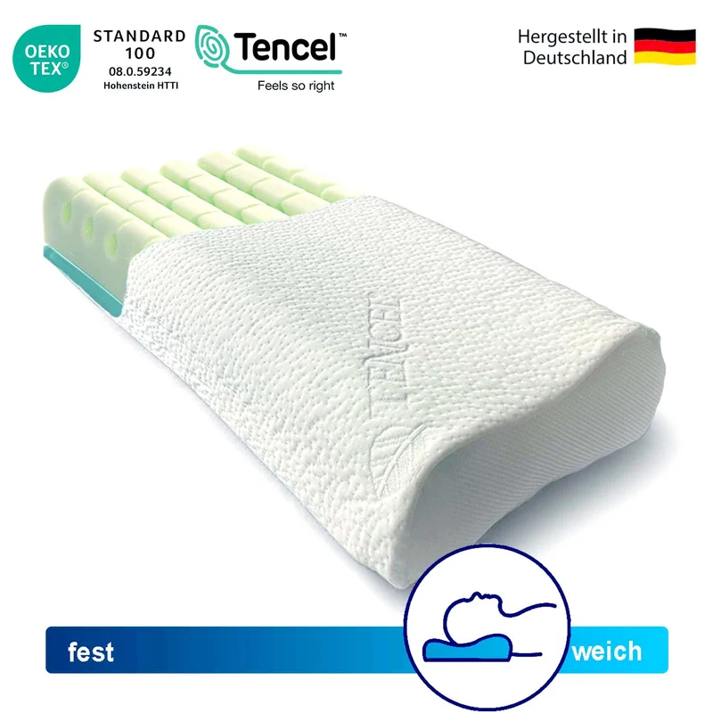 Gorilla Gesund Nackenkissen Comfort Neck Memory-Cube, Höhenverstellbar
