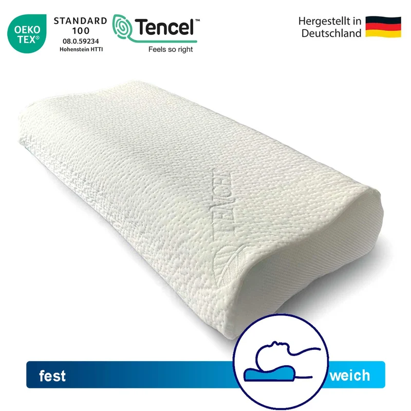 Gorilla Gesund Nackenkissen Comfort Neck Memory-Cube, Höhenverstellbar