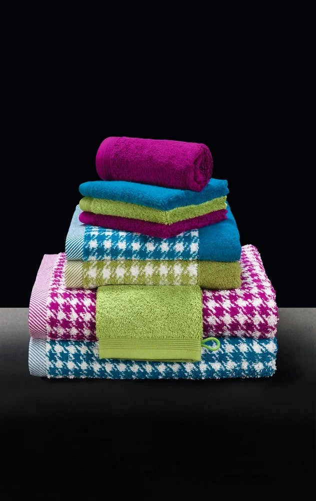 möve Jacquard Weiche Baumwoll Handtücher Schlauchsaum Vichy
