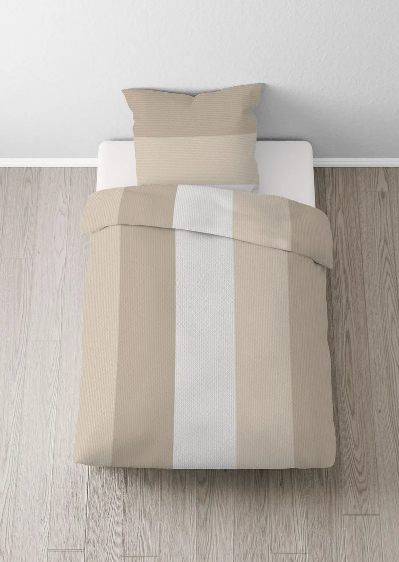 Castell Baumwoll Satin Bettwäsche – Taupe (0601102)