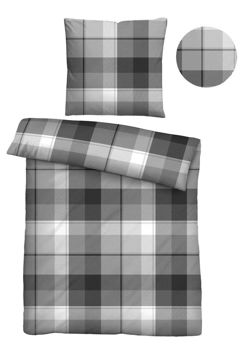 Castell Mikrofaser Bettwäsche – Titanium (0561126)