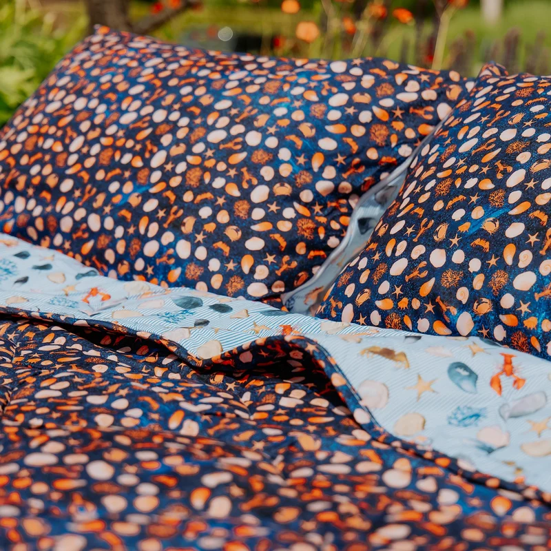 Wasbaar All Season Dekbed | A Fish Named Fred & HappyBed | Seashore