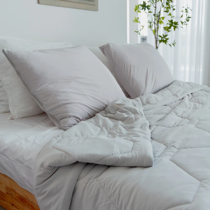 Wasbaar Zomerdekbed | Cooling IceSilk™ | Grey