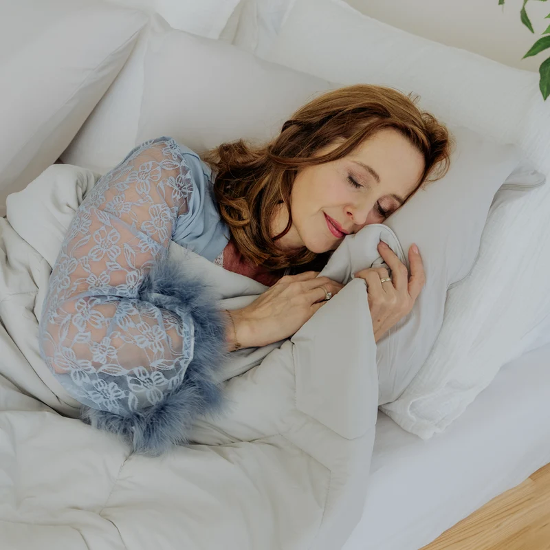 Wasbaar Zomerdekbed | Cooling IceSilk™ | Grey