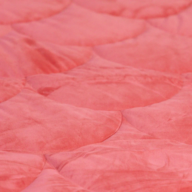 Wasbaar All Season Dekbed | Teddy Velvet | Old Pink