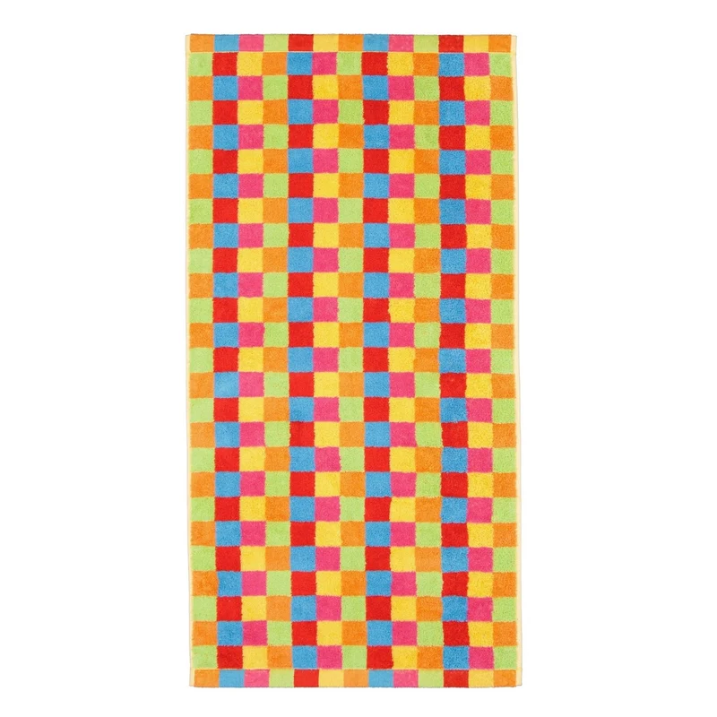 4er Handtuch-Set 50 x 100 cm Life Style Kariert Mehrfarbig