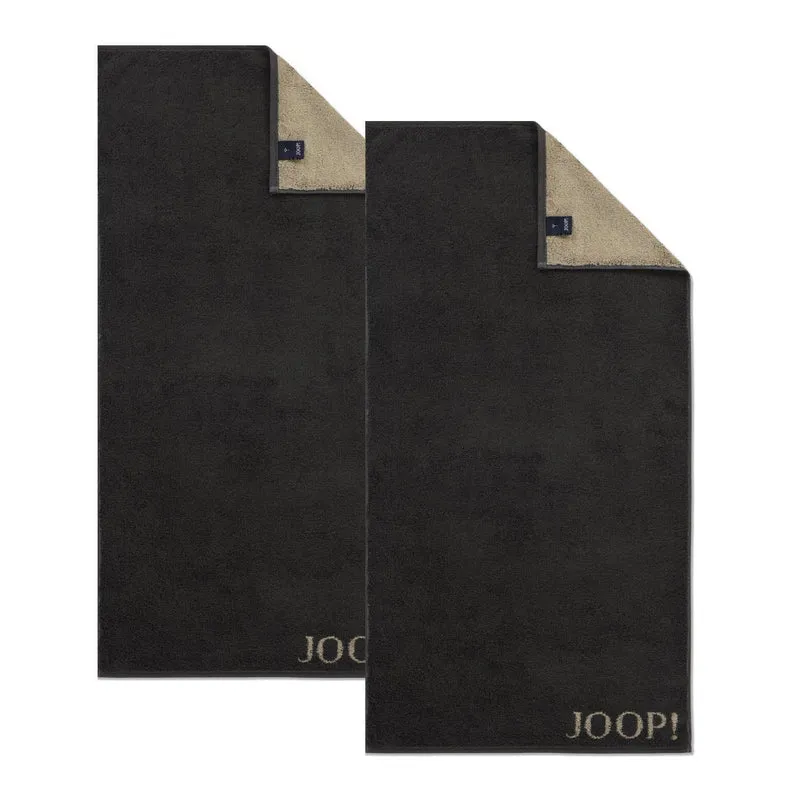 2er Handtuch-Set 50 x 100 cm New Classic Schiefer