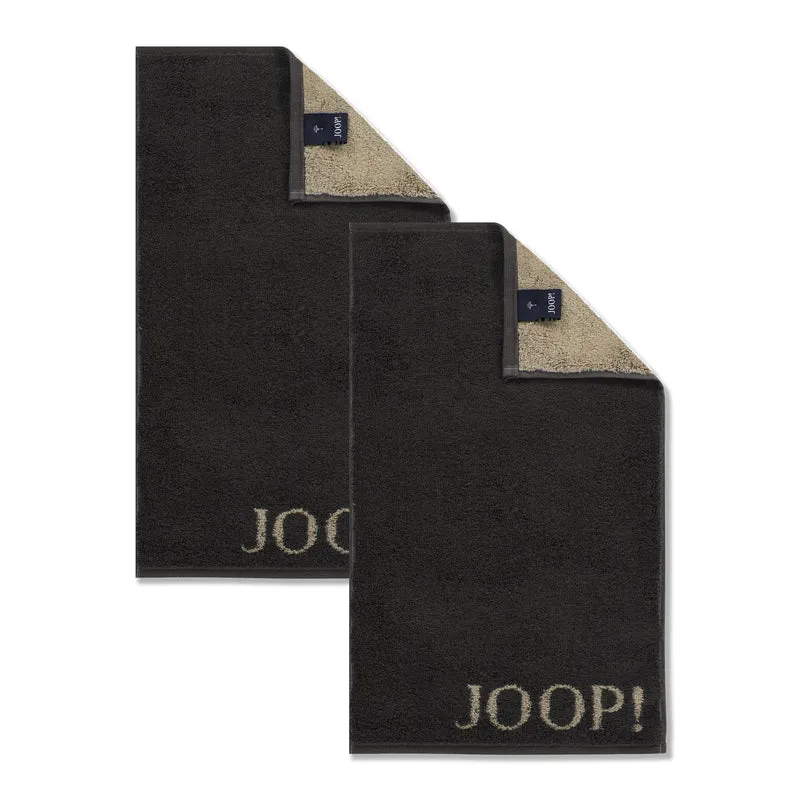 2er Gästetuch-Set 30 x 50 cm New Classic Schiefer