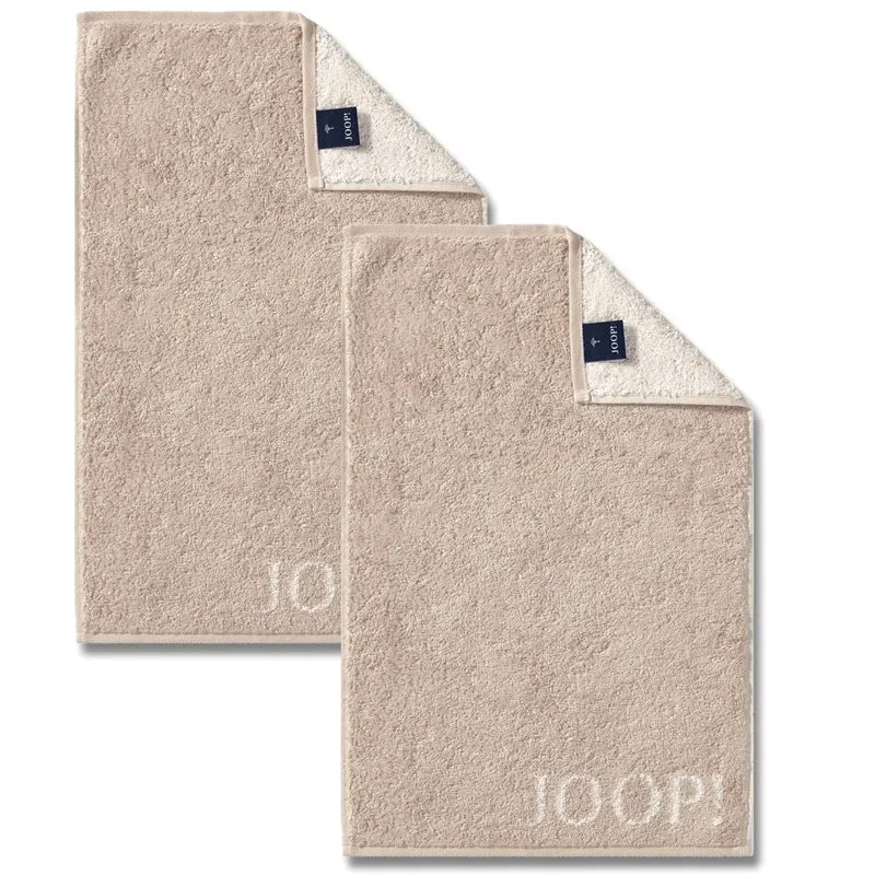 2er Gästetuch-Set 30 x 50 cm Classic Sand Beige