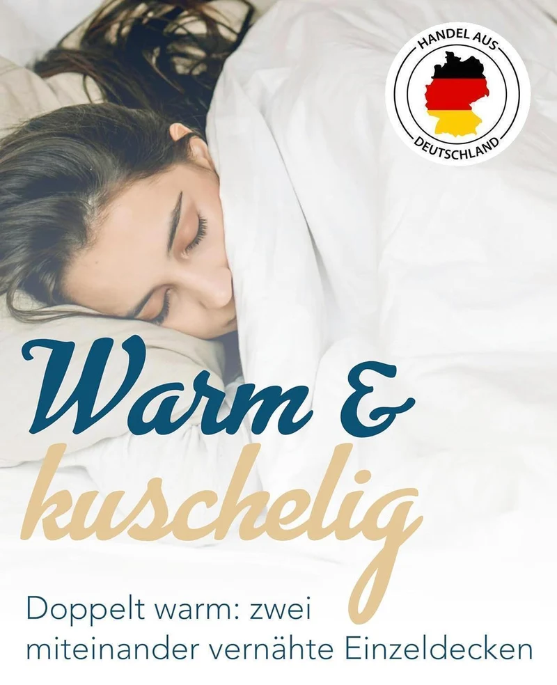 Winterbettdecke 135 x 200 cm extra warm Klimafaser