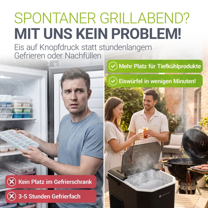 Eiswürfelmaschine mit Selbstreinigung IceOracle